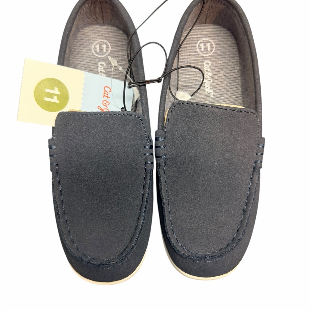 Cat & Jack Kids' Dark Blue Chase Flats 11C